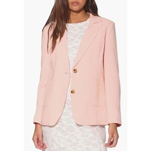 Nordstrom Felix Blazer Jacket Grapefruit Pink Size Medium NWOT‎